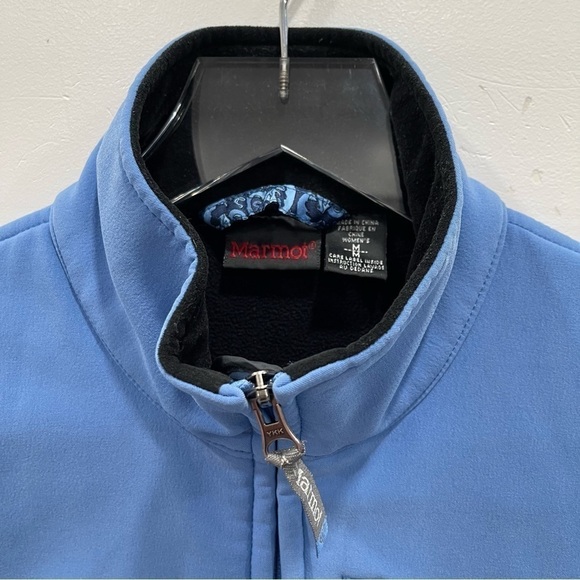 Marmot Soft Shell Blue Jacket Full Zip Women’s Medium - Picture 3 of 11